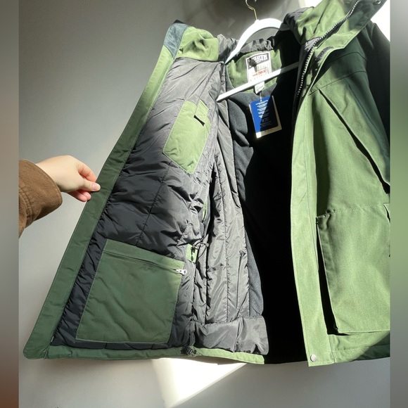 Men's NWT Forest Green Whaleback Waterproof Insulated Parka MED - Picture 3 of 16